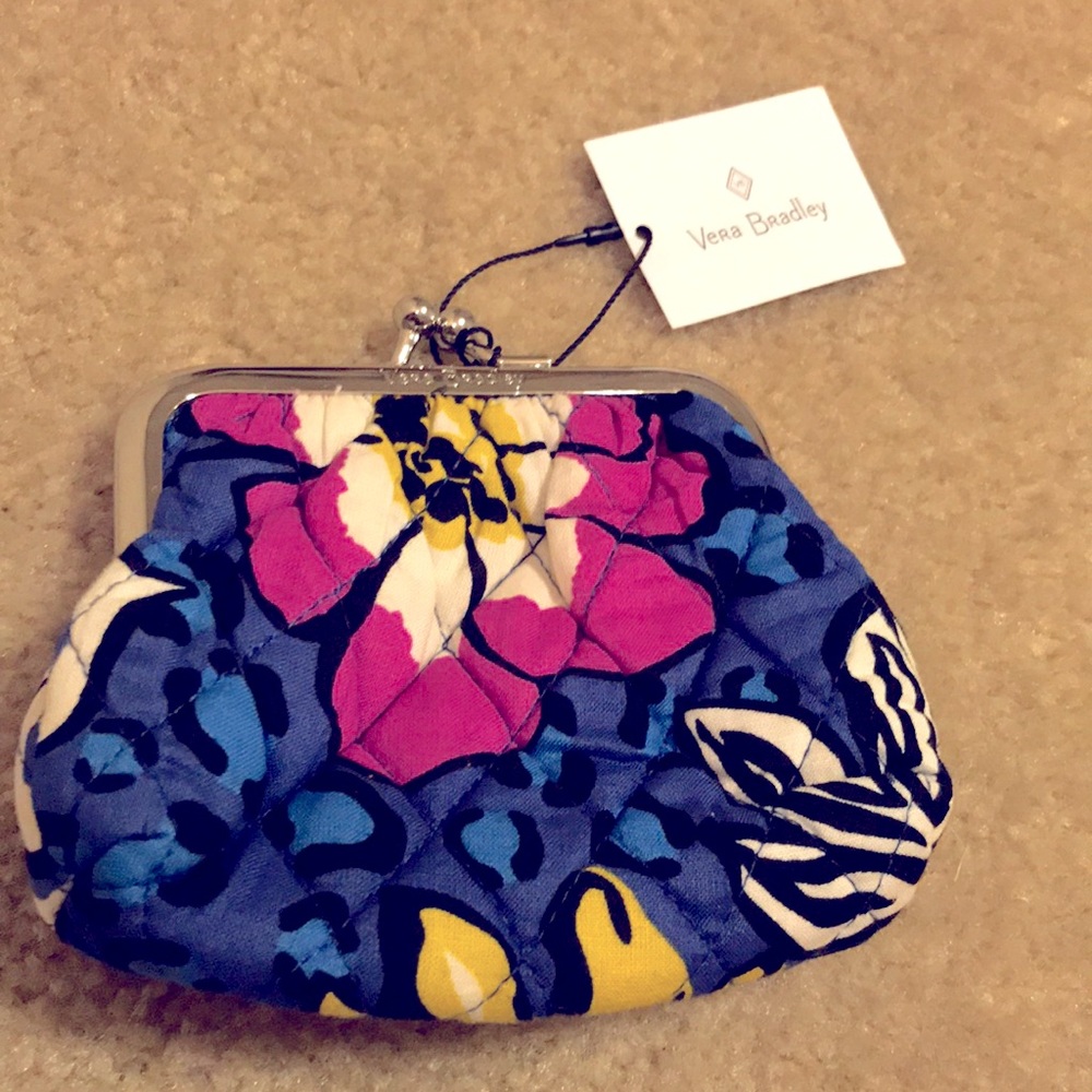Vera Bradley Kiss Coin Purse
